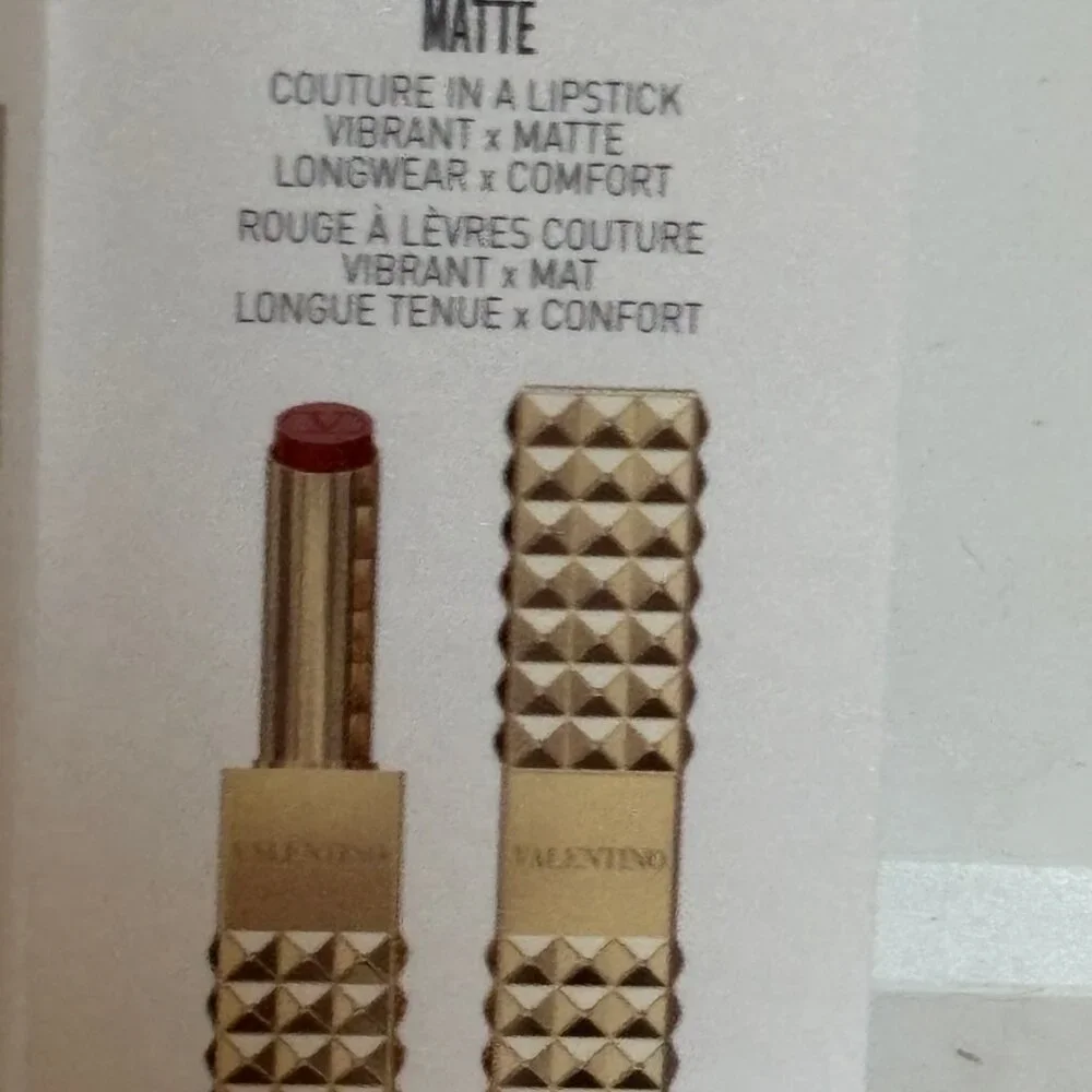 Valentino Spike‎ Valentino Matte Lipstick In 100R Stand Out In Nude 0.03oz Mini
